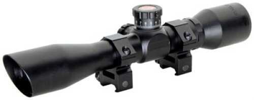 Truglo TG8504BT Tru-Brite Xtreme Compact Tactical 4x 32mm Obj 20.79 ft @ 100yds FOV 1" Tube Black Finish Mil-Dot